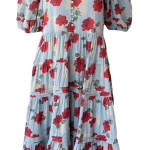The Great. Ravine Dress in Western Rose.